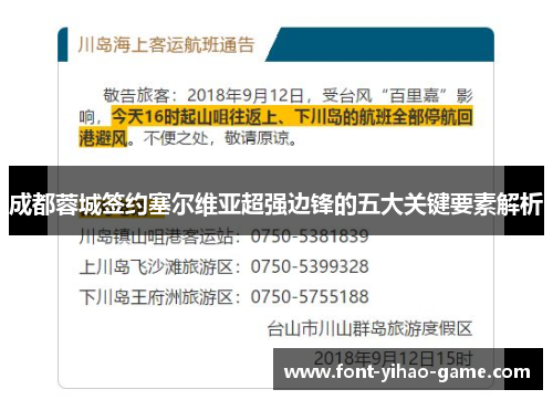 成都蓉城签约塞尔维亚超强边锋的五大关键要素解析 成都蓉城签约塞尔维亚超强边锋的五大关键要素解析
